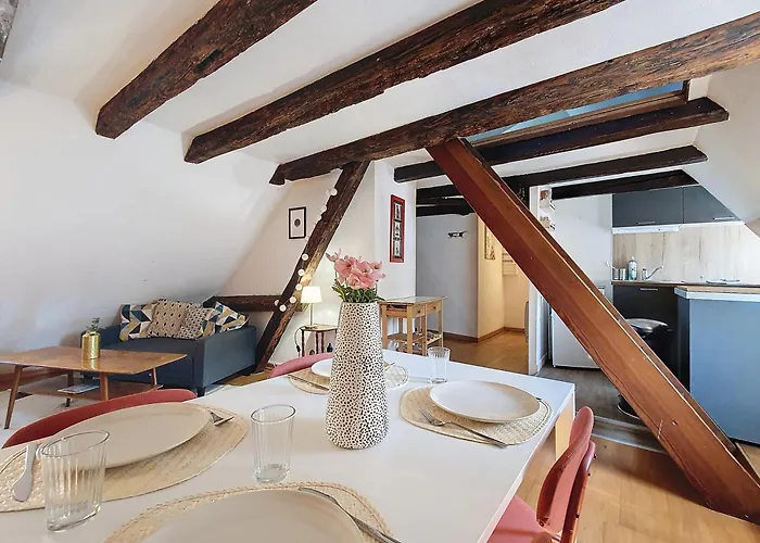 Tonneau - Hypercentre - Cathedrale - Authentique - Duplex דירה *